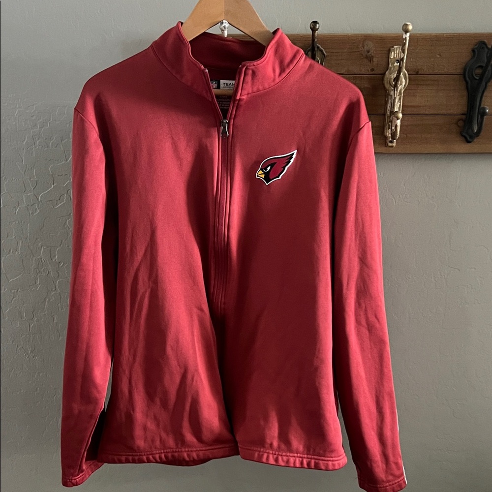 NFL Team Apparel Red Fleece Pullover